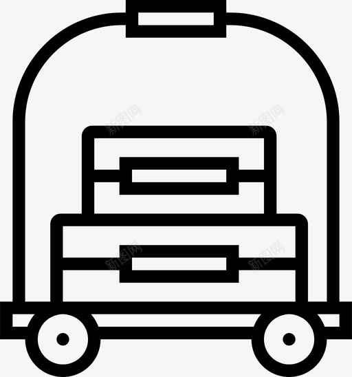 行李员旅行乘务员图标svg_新图网 https://ixintu.com smashicons旅行大纲 乘务员 帮手 承运人 搬运工 旅程 旅行 服务员 航程 行李员