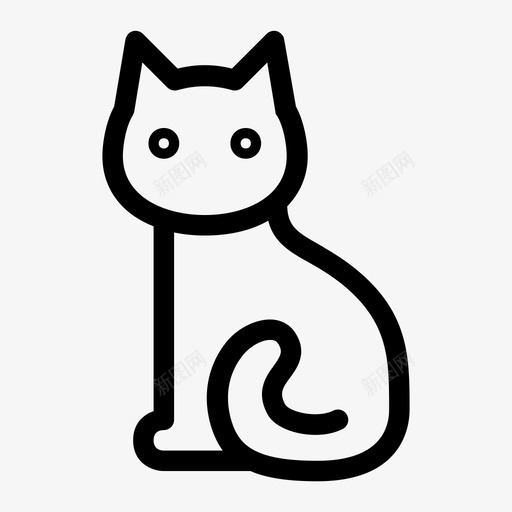猫宠物物品图标svg_新图网 https://ixintu.com 动物 可爱 宠物 家 小猫 展示品 物品 猫