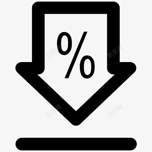 百分比搜索引擎优化和营销加粗线图标svg_新图网 https://ixintu.com 搜索引擎优化和营销加粗线图标 百分比