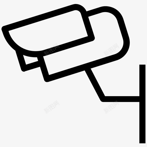 监控摄像头电子线路图标svg_新图网 https://ixintu.com 电子线路图标 监控摄像头
