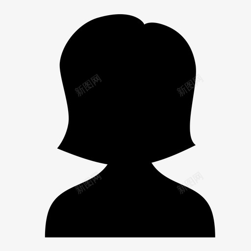 女性用户女士剪影图标svg_新图网 https://ixintu.com 个人资料 剪影 化身 女士 女性用户 妈妈 母亲 用户