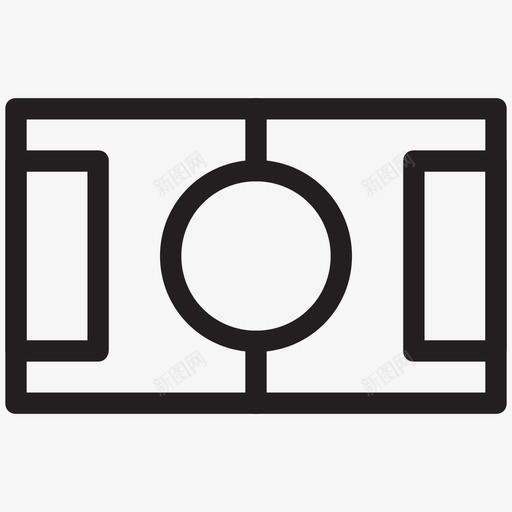 足球场酒店线图标svg_新图网 https://ixintu.com 足球场 酒店线图标
