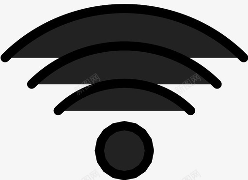 wifi接入连接图标svg_新图网 https://ixintu.com wifi 互联网 信号 公共 接入 无线 网络 连接