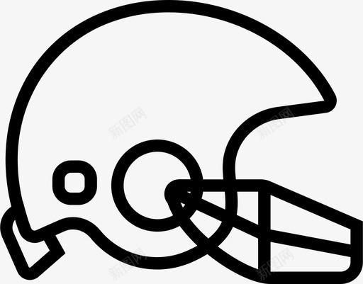 足球头盔要求保护图标svg_新图网 https://ixintu.com 体育 体育运动概述 保护 游戏 脑震荡 要求 足球头盔 运动员