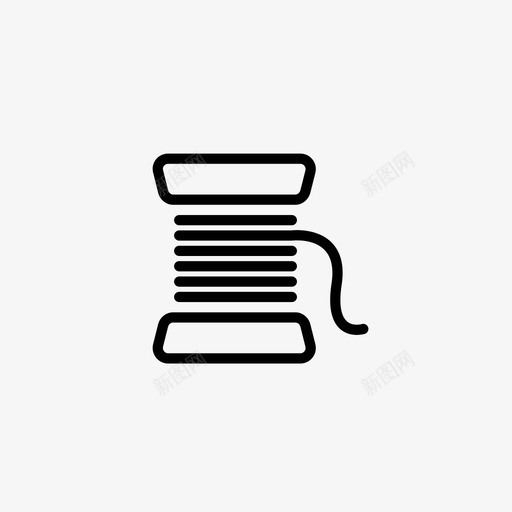 采购产品线工艺品针织图标svg_新图网 https://ixintu.com 工艺品 材料 线轴 缝纫 缝纫棉 缝纫配件 采购产品线 针 针织