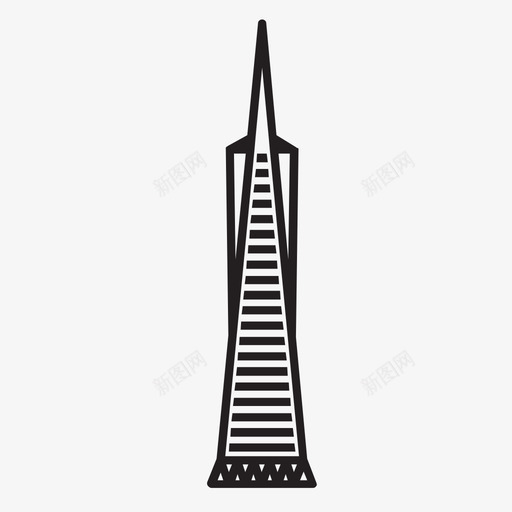 旧金山世界贸易中心世界各地图标svg_新图网 https://ixintu.com 世界各地 旧金山世界贸易中心