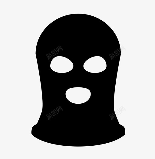 面罩纵火巴拉克拉瓦图标svg_新图网 https://ixintu.com 小偷 巴拉克拉瓦 故意破坏 涂鸦 犯罪 纵火 面罩