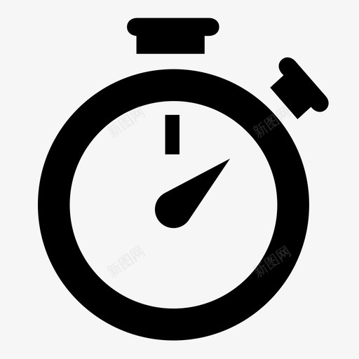 秒表轨道计时器图标svg_新图网 https://ixintu.com 启动 时钟 秒表 计时器 记录 设置 轨道