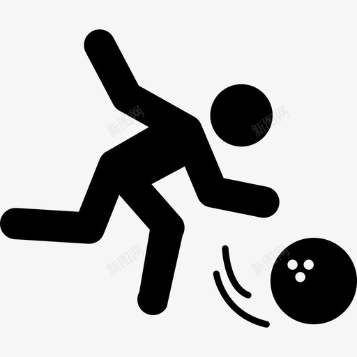 人掷保龄球运动多种运动图标svg_新图网 https://ixintu.com 人掷保龄球 多种运动 运动