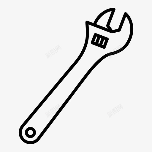 扳手工具工具箱图标svg_新图网 https://ixintu.com 修理工 勤杂工 小工具 工作 工具 工具箱 扳手 螺丝 车库