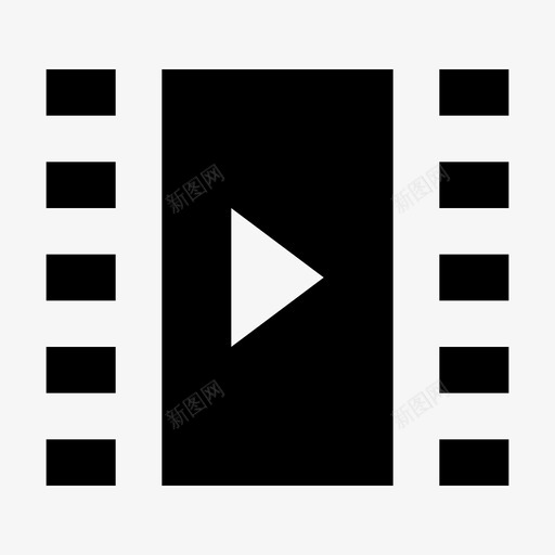 媒体播放器广告和媒体材料标图标svg_新图网 https://ixintu.com 媒体播放器 广告和媒体材料设计图标