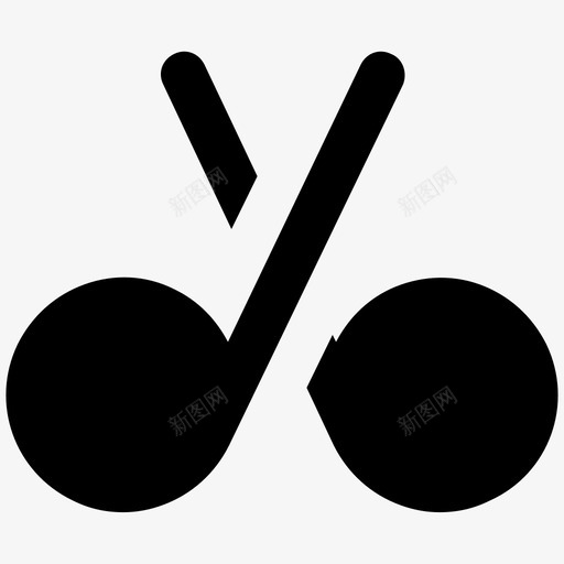 剪刀衣服大胆的固体图标svg_新图网 https://ixintu.com 剪刀 衣服大胆的固体图标