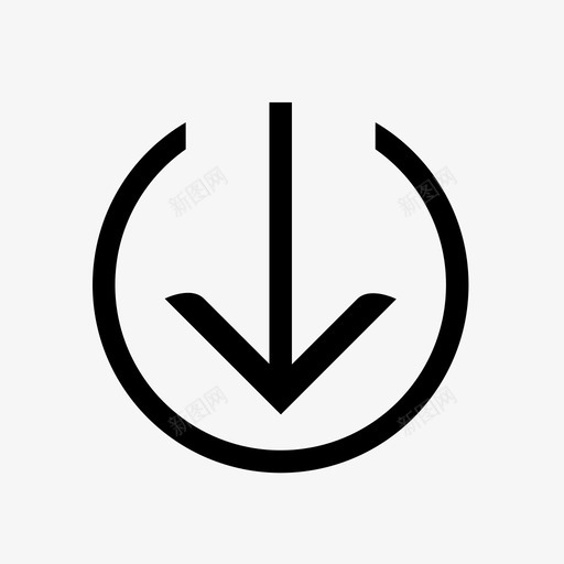 保存导入获取图标svg_新图网 https://ixintu.com pixograms 下载 保存 向下箭头 向南 导入 文件 方向 获取