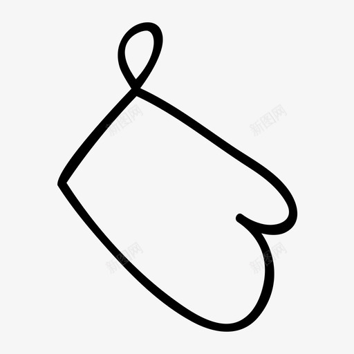 烤箱手套衣服烹饪图标svg_新图网 https://ixintu.com kichen 保护 加热 悬挂 漂亮 烤箱手套 烹饪 纺织品 衣服 锅盖