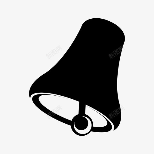 铃铛甜歌唤醒声图标svg_新图网 https://ixintu.com 叮咚 叮当 唤醒声 圣诞铃 火警 甜歌 金属嘴 铃铛