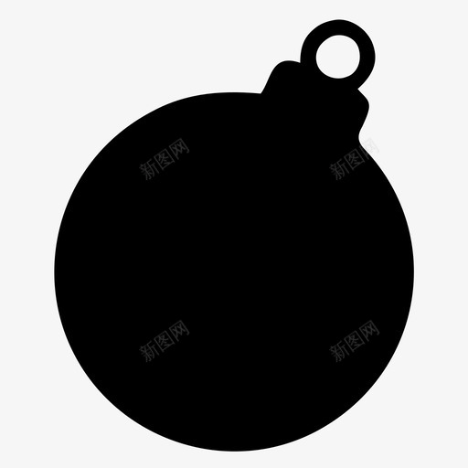圣诞饰品冬季闪亮图标svg_新图网 https://ixintu.com 五彩缤纷 冬季 圆形饰品 圣诞图标 圣诞树 圣诞饰品 松木 装饰 闪亮 饰品
