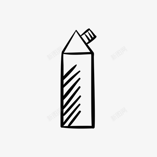 果汁包穿刺牛奶包图标svg_新图网 https://ixintu.com 儿童 吸管 奶瓶 容器 杯子杯子杯子 果汁包 牛奶包 盒子 穿刺 袋子 饮料