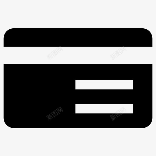 借记卡维萨卡塑料货币图标svg_新图网 https://ixintu.com 乐趣 交易加粗线图标 借记卡 在线交易 塑料货币 查找 现代银行 简单 维萨卡