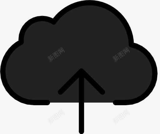 云上传web向上图标svg_新图网 https://ixintu.com web 云上传 交互 向上 定向 箭头 计算 账户