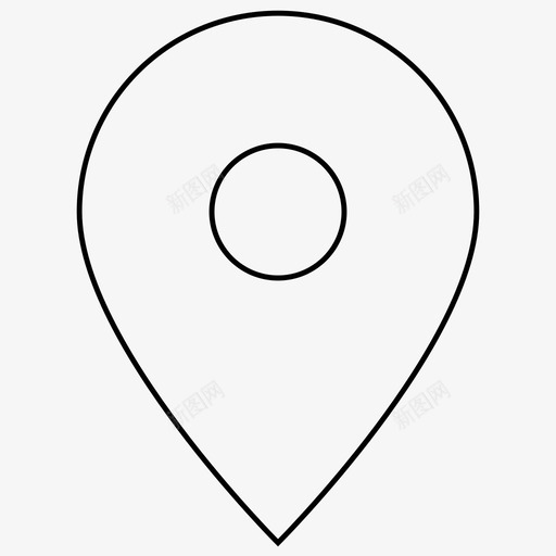 地图标记方向精确svg_新图网 https://ixintu.com gps 位置 地图标记 定位销 方向 精确