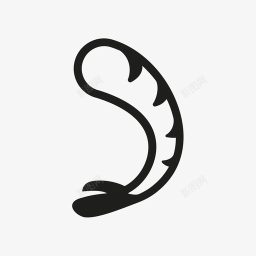 虾贝壳鱼海鲜图标svg_新图网 https://ixintu.com 乐趣 叶子 快乐 波浪 海鲜 离开 虾 贝壳鱼 餐厅