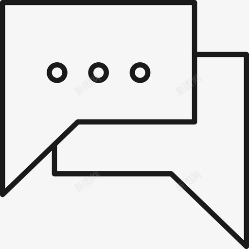 对话通用图标集超轻svg_新图网 https://ixintu.com 对话 通用图标集超轻
