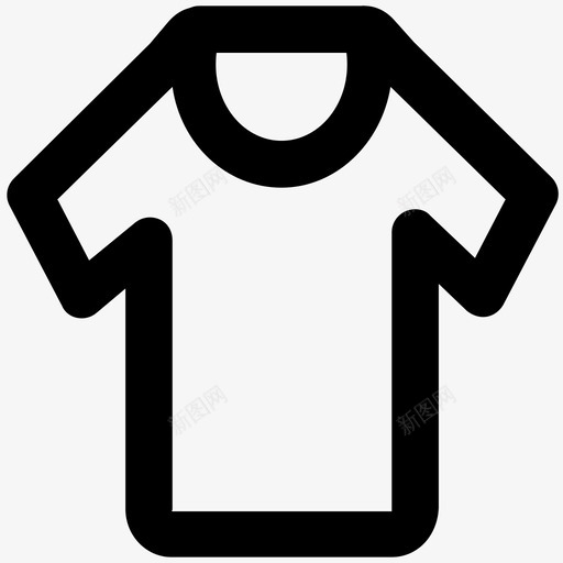 衬衫衣服大胆的线条图标svg_新图网 https://ixintu.com 衣服大胆的线条图标 衬衫