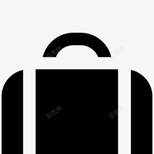 公文包旅行粗体图标svg_新图网 https://ixintu.com 公文包 旅行粗体图标