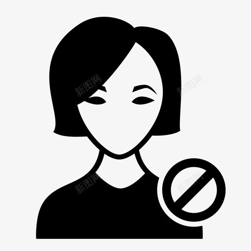阻止用户垃圾邮件删除图标svg_新图网 https://ixintu.com 删除 垃圾邮件 头像 威胁 用户 编辑 脱机 请勿打扰 配置文件 阻止用户