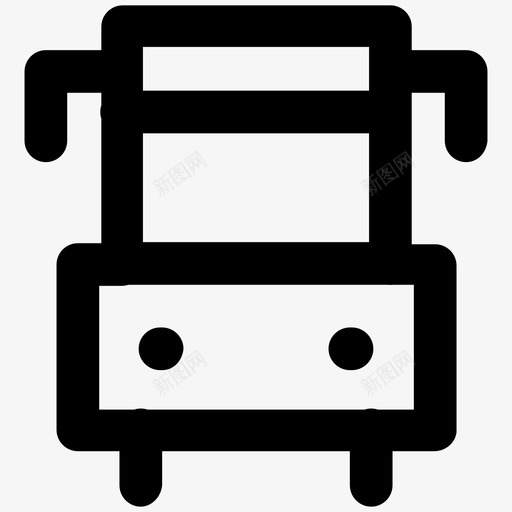 巴士旅行粗体线图标svg_新图网 https://ixintu.com 巴士 旅行粗体线图标
