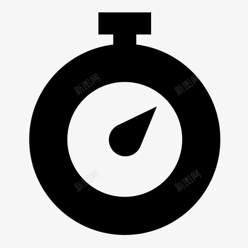 秒表计时器秒针图标svg_新图网 https://ixintu.com 倒计时 时钟 秒表 秒针 计数器 计时器