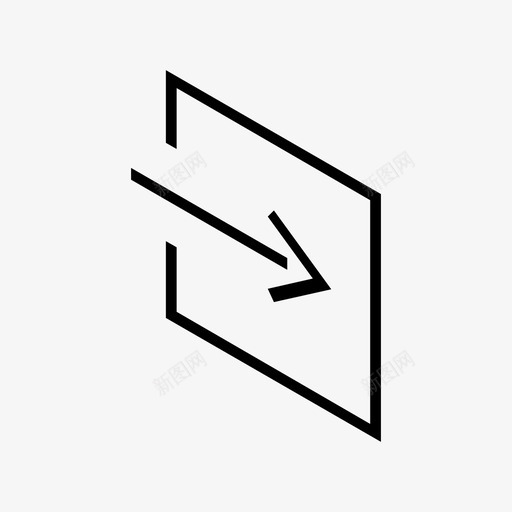 箭头2等轴测箭头图标svg_新图网 https://ixintu.com 等轴测箭头 箭头2