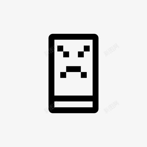 愤怒的手机科技智能手机图标svg_新图网 https://ixintu.com 心烦 悲伤 愤怒的手机 手机 智能手机 机器 科技 设备