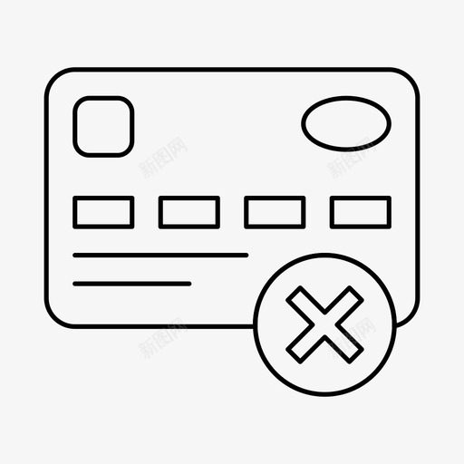 删除卡付款货币图标svg_新图网 https://ixintu.com 付款 信用卡 入 删除 删除卡 叉 取消 标记 箭头 货币