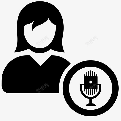 女用户个人资料人图标svg_新图网 https://ixintu.com 个人资料 人 头像 女用户 女用户图标 客户 工作者 帐户