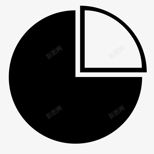 饼图节百分比图标svg_新图网 https://ixintu.com 信息 图 圆 块 时间 百分比 节 饼图