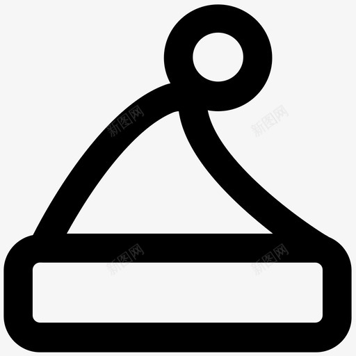 圣诞帽衣服大胆的线条图标svg_新图网 https://ixintu.com 圣诞帽 衣服大胆的线条图标