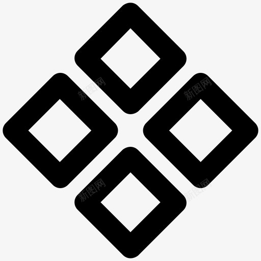 和开发加粗线条图标svg_新图网 https://ixintu.com 设计 设计和开发加粗线条图标