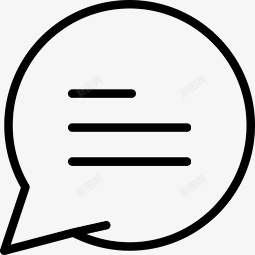 聊天对话在线互动图标svg_新图网 https://ixintu.com smashicons对话大纲 互动 交流 友谊 在线 对话 文本 聊天对话