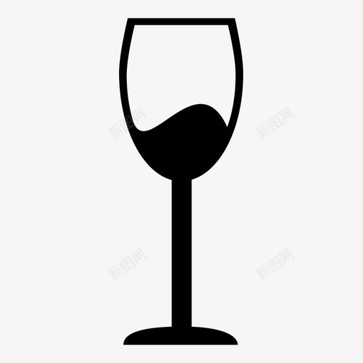 采购产品葡萄酒玻璃杯酒饮料图标svg_新图网 https://ixintu.com 玻璃器皿 瓷器 酒 采购产品葡萄酒玻璃杯 食品饮料 饮料