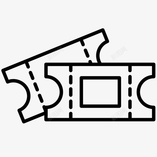 门票进入乐趣图标svg_新图网 https://ixintu.com 乐趣 撕毁 纸张 购买 运输票 进入 门票