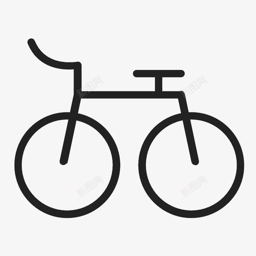 自行车黑色自行车运动图标svg_新图网 https://ixintu.com 交通工具 好自行车 漂亮自行车 红色自行车 自行车 运动 黑色自行车