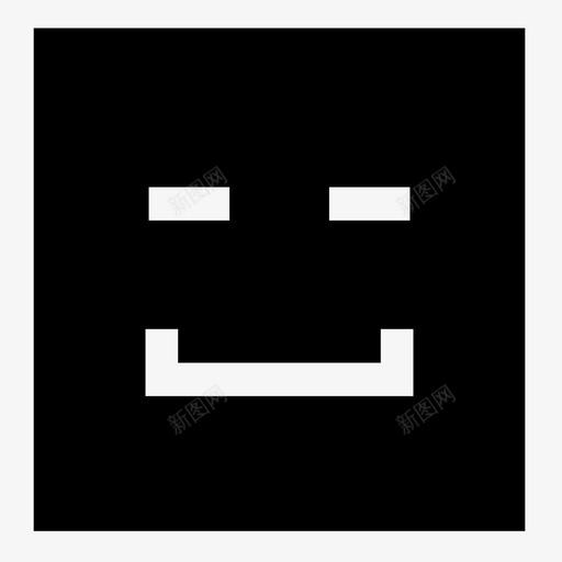 微笑冷淡情绪图标svg_新图网 https://ixintu.com 人 冷淡 微笑 情绪 脸 高兴