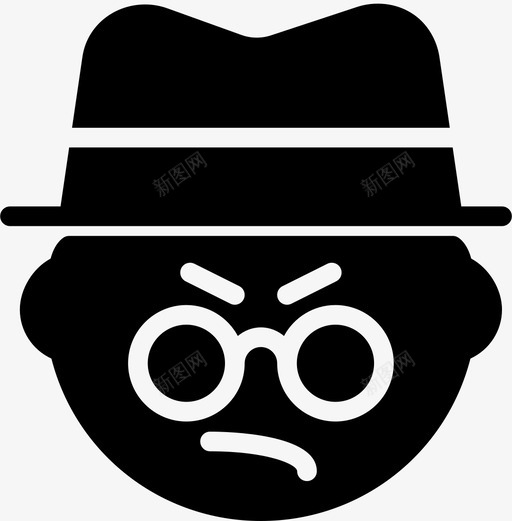 暴徒卑鄙歹徒图标svg_新图网 https://ixintu.com 卑鄙 愤怒 暴徒 歹徒 男孩 畜生 脸 表情符号 表情符号纯正