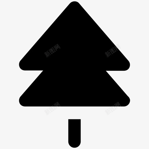 松树松树冷杉树圣诞树图标svg_新图网 https://ixintu.com 冷杉树 圣诞树 夏天大胆的固体图标 松树 松树松树 树 森林 自然