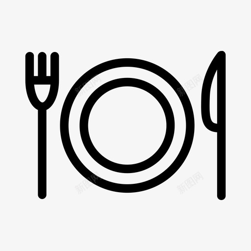 婚礼用品餐具图标svg_新图网 https://ixintu.com 婚礼用品 餐具