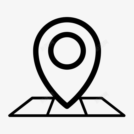 位置区域gps图标svg_新图网 https://ixintu.com gps 位置 区域 土地 地图 地点 居住地 点