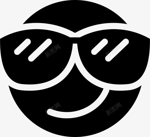 得意白得意黑得意图标svg_新图网 https://ixintu.com 好得意 得意 男孩 白得意 眼睛得意 脸 表情符号 表情符号扎实 黑得意 黑白