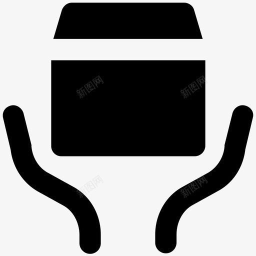 小心处理标志物流配送粗体图标svg_新图网 https://ixintu.com 小心处理标志 物流配送粗体图标