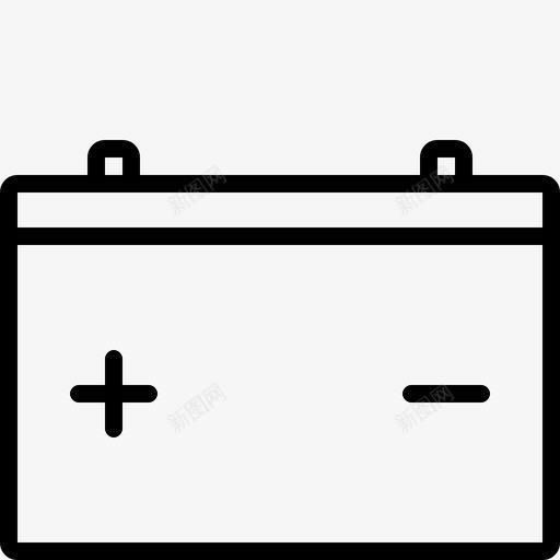 汽车电池电源组织者图标svg_新图网 https://ixintu.com 充电 手机 手机壳 汽车和运输线路图标 汽车电池 电池充电 电源 组织者 螺栓 铃声